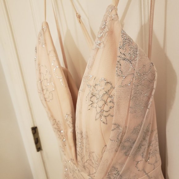 Blush-Colored Gown - Picture 4 of 8